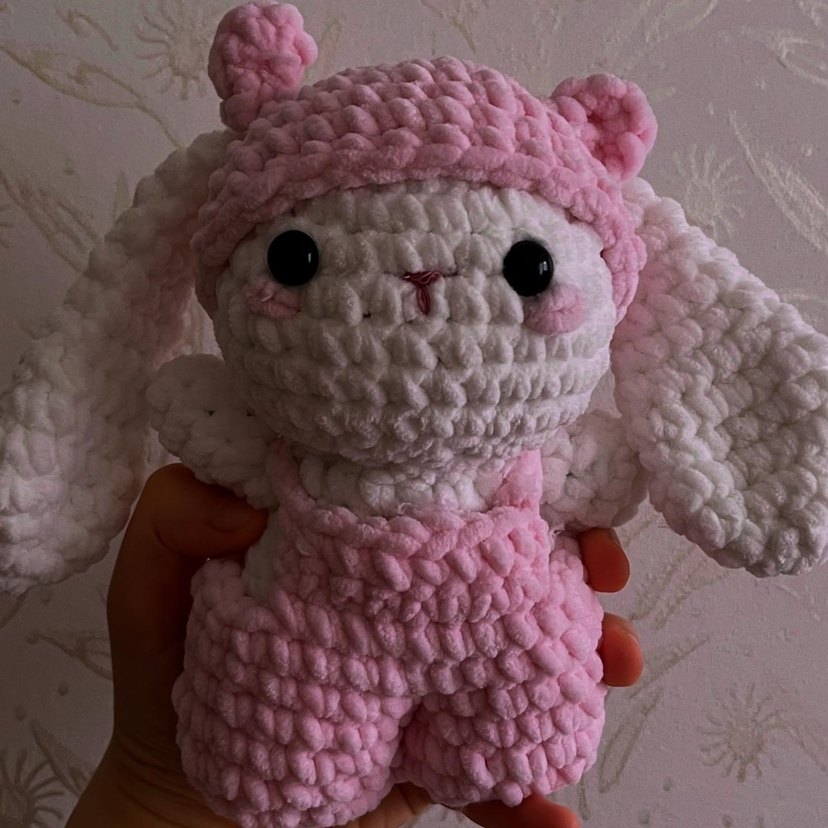 Pembe Peluş Oyuncak ve Takı Seti - Görsel 4