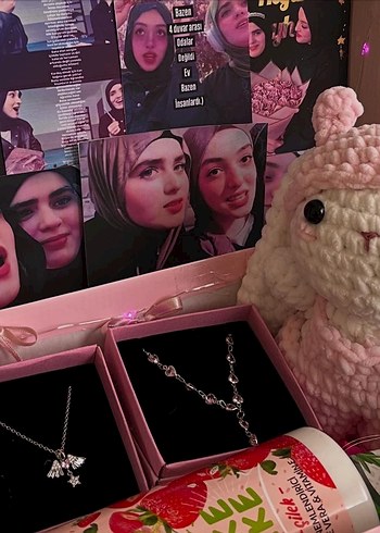 Pembe Peluş Tavşan Oyuncak Amigurumi - Görsel 3