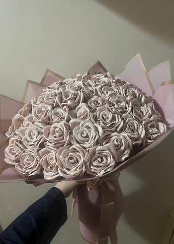 Bej Gül Buketi - Görsel 5