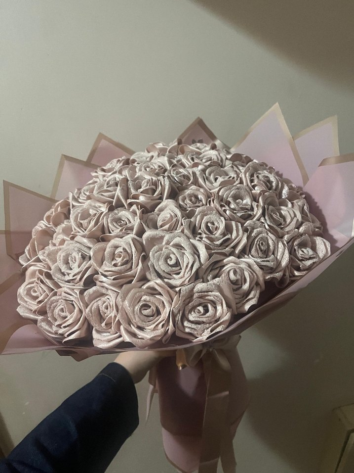 Bej Gül Buketi - Görsel 5