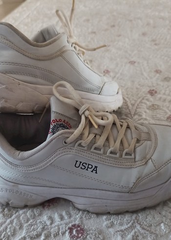 USPA Beyaz Platform Spor Ayakkabı