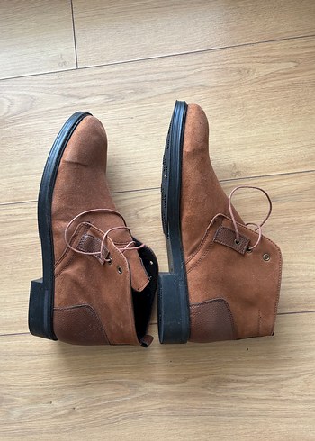 Kahverengi Süet Kadın Dolgu Topuk Bot - Görsel 3