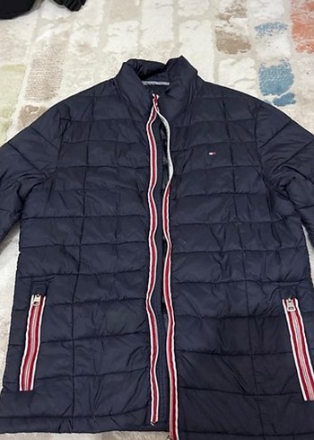 Erkek Lacivert Fermuarlı Midi Ceket - Görsel 2