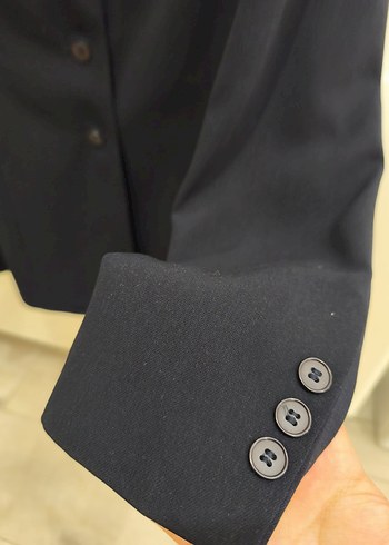 38 Beden Lacivert Blazer Ceket