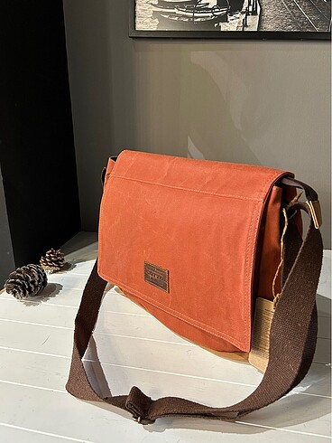 Old Cotton Cargo Kanvas Messenger Çanta