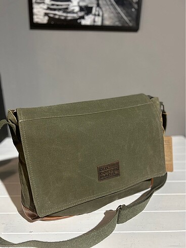 Old Cotton Cargo Kanvas Messenger Çanta