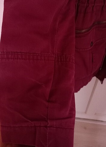 44 Beden bordo Renk LC Waikiki Kadın Mont