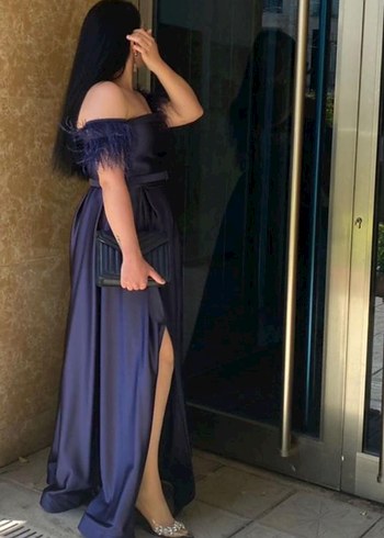 Saten Yırtmaçlı Abiye - Görsel 5