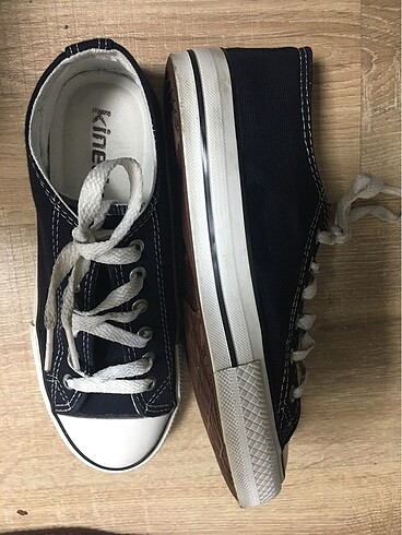 37 Beden siyah Renk Kinetix sneaker converse