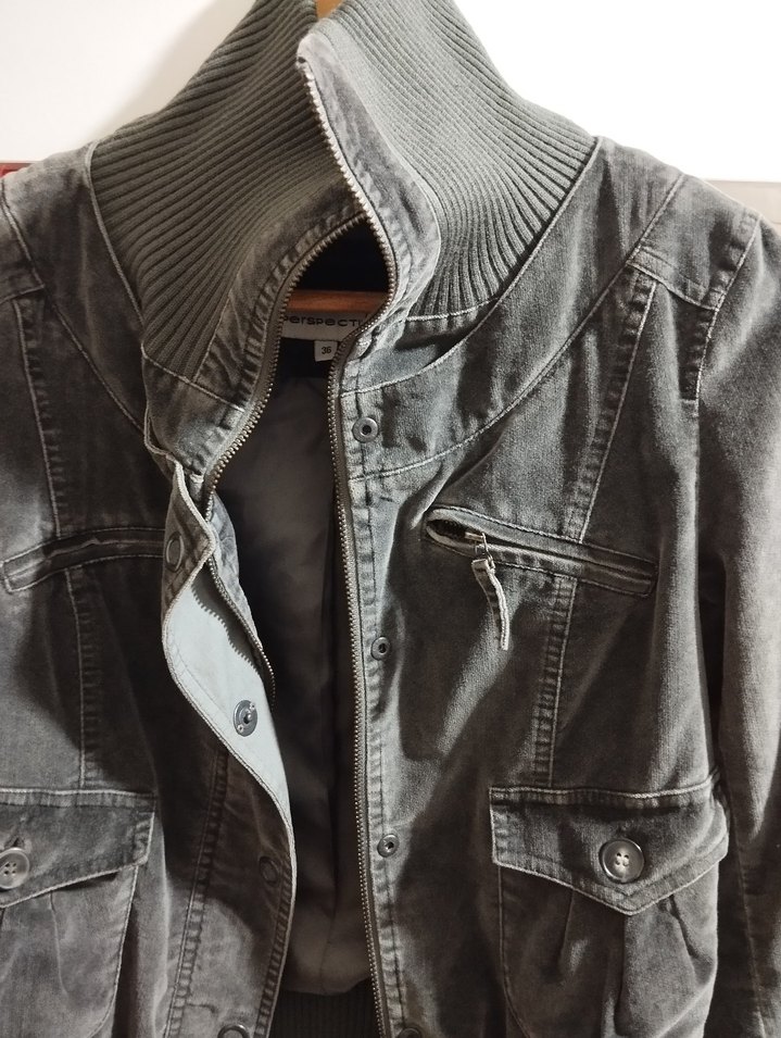 vintage model bogazli ceket - Görsel 5