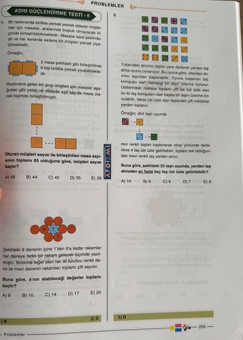  Apotemi Yayınları Problemler Soru Bankası