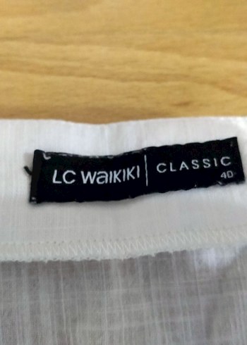 Dantel Detaylı Beyaz Keten Bluz - Görsel 7