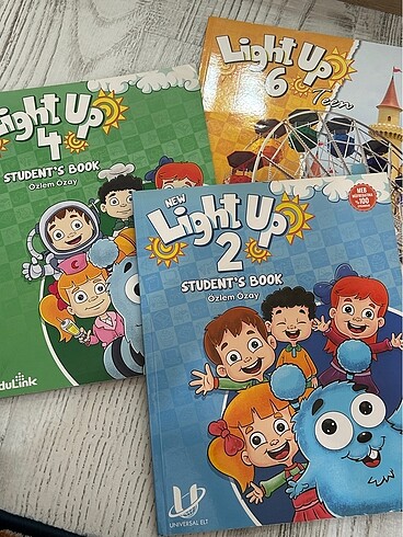 3 tane Ingilizce kitap 2,4,6 sınıflar için