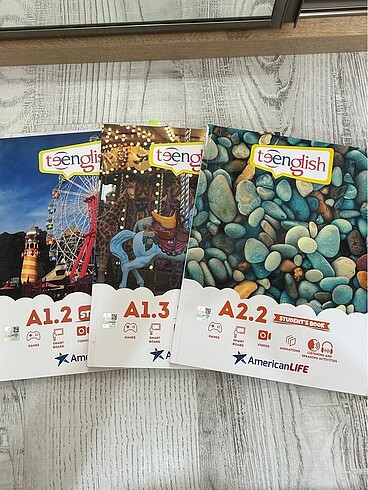 3 tane İngilizce kitap