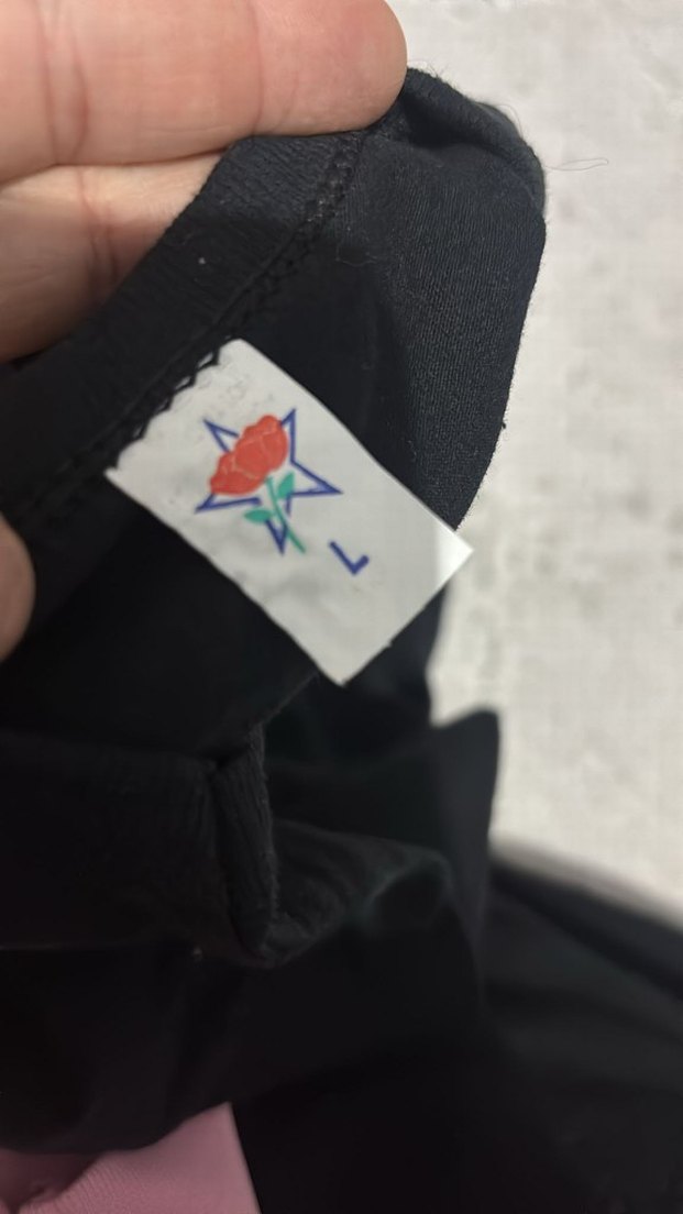 Kız Çocuk Siyah Baskılı Pamuklu Tişört - Görsel 2