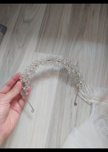 Askılı Uzun Beyaz A Kesim Gelinlik - Görsel 7