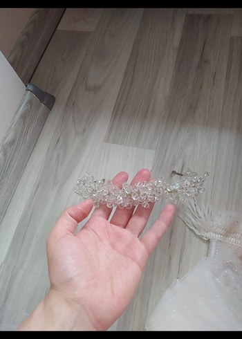 Askılı Uzun Beyaz A Kesim Gelinlik - Görsel 6