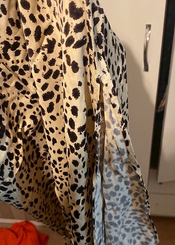 Leopar Desenli midi etek Etek - Görsel 4