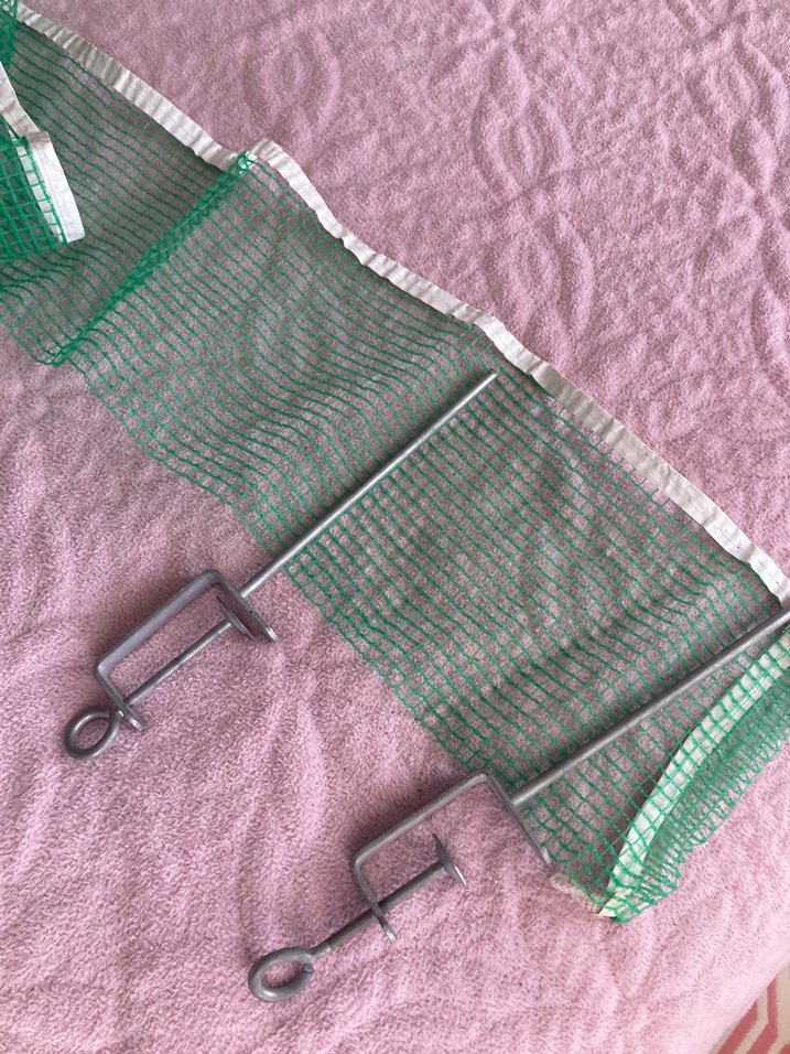 Yeşil pinpon masa file  Askısı - Görsel 2