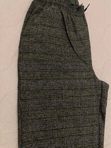Ekose bayan sıfır pantolon