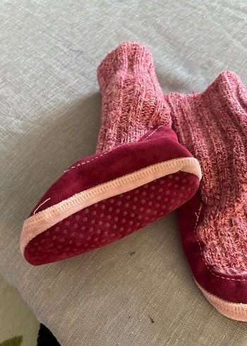 Çocuk Örgü ve kadife panduf - Görsel 5