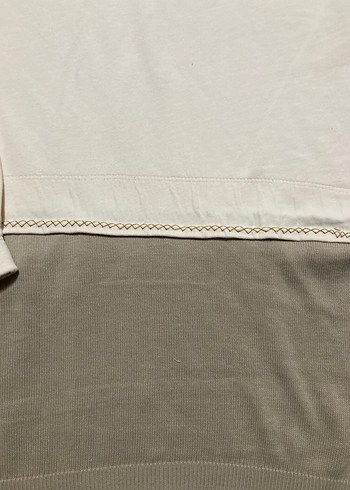 Tiriko parçalı Kapüşonlu renk bloklu Sweatshirt - Görsel 4