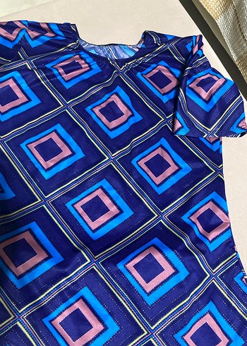 Renkli Desenli ve Pembe havuz mayosu - Görsel 4