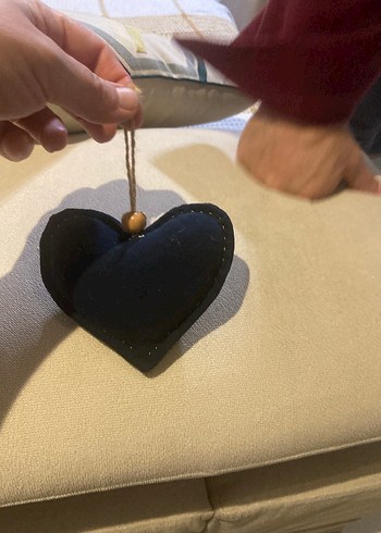 Dantel Detaylı Siyah Vintage Anahtarlık - Görsel 4