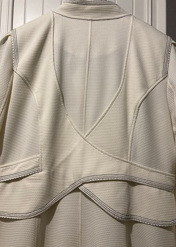 Düğmeli Selam giyim şık Klasik pardesü - Görsel 8