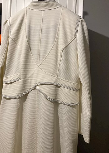 Düğmeli Selam giyim şık Klasik pardesü - Görsel 7