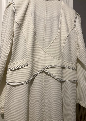 Düğmeli Selam giyim şık Klasik pardesü - Görsel 6