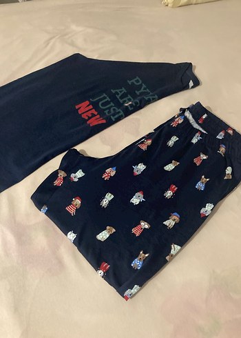 Sıfır büyük beden penti  Pijama takımı - Görsel 7