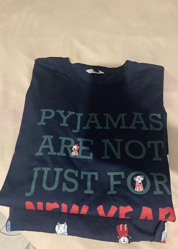 Sıfır büyük beden penti  Pijama takımı - Görsel 5