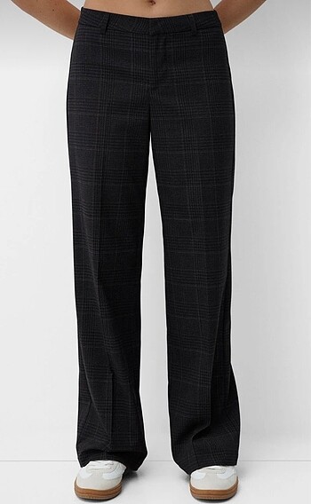 Bershka Wide Leg Kumaş Pantalon