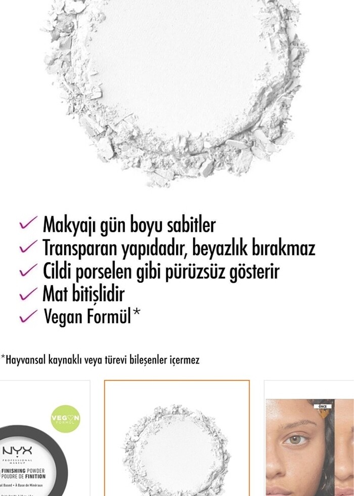 NYX Profesyonel Makyaj Sabitleyici Pudra - Görsel 4