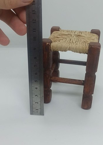 Ahşap Barbie Oyuncak Tabure - Görsel 2