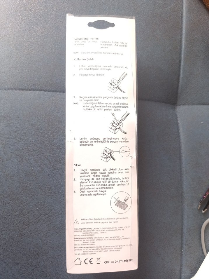 Hayya 40W Gri Lehimleme Demiri - Görsel 3