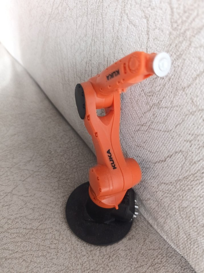 Turuncu Mini Robot Kol Ölçekli Model - Görsel 2