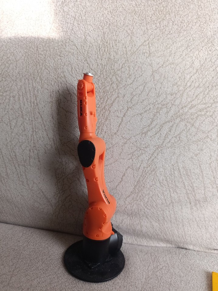 Turuncu Mini Robot Kol Ölçekli Model - Görsel 3