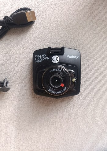 Podofo Araç Siyah Video Kamera - Görsel 2