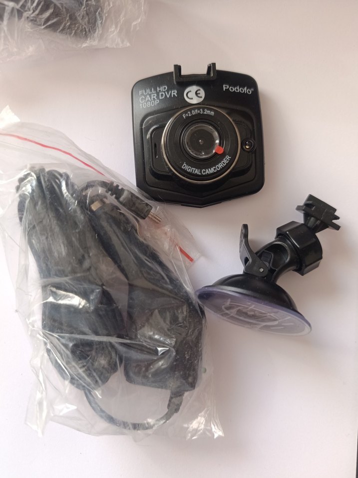 Podofo Full HD 1080P Araç Kamerası Siyah - Görsel 3