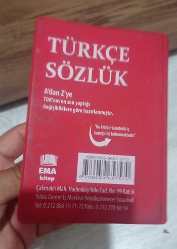 Türkçe Sözlük Yeni Baskı EMA - Görsel 5