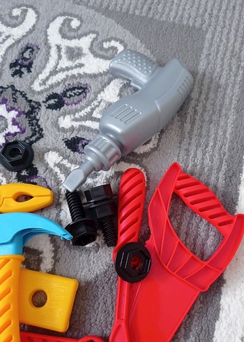 kız ve erkek ayrı sürpriz yumurta çay seti ve tamir aleti - Görsel 6