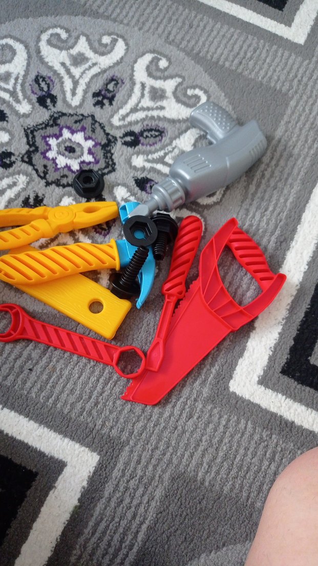 kız ve erkek ayrı sürpriz yumurta çay seti ve tamir aleti - Görsel 3