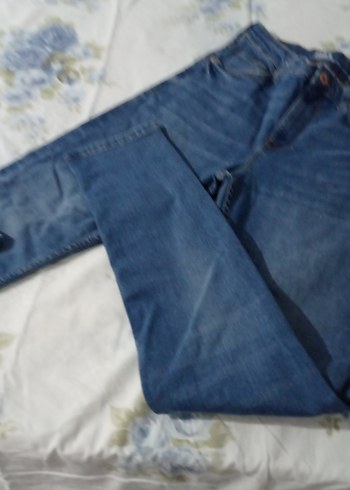 32 Beden Mavi Kadın Denim Regular Fit Jean