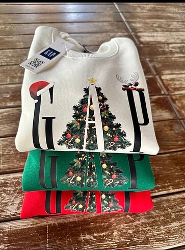 Beyaz GAP sweat anne