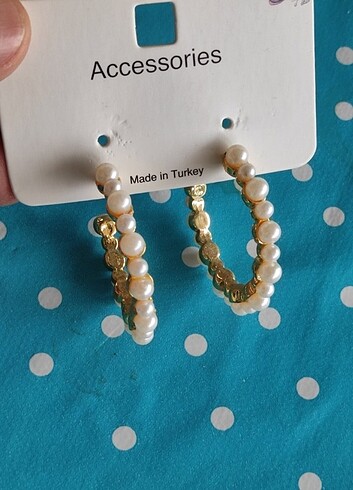 İncili hilal Küpe  - Görsel 3