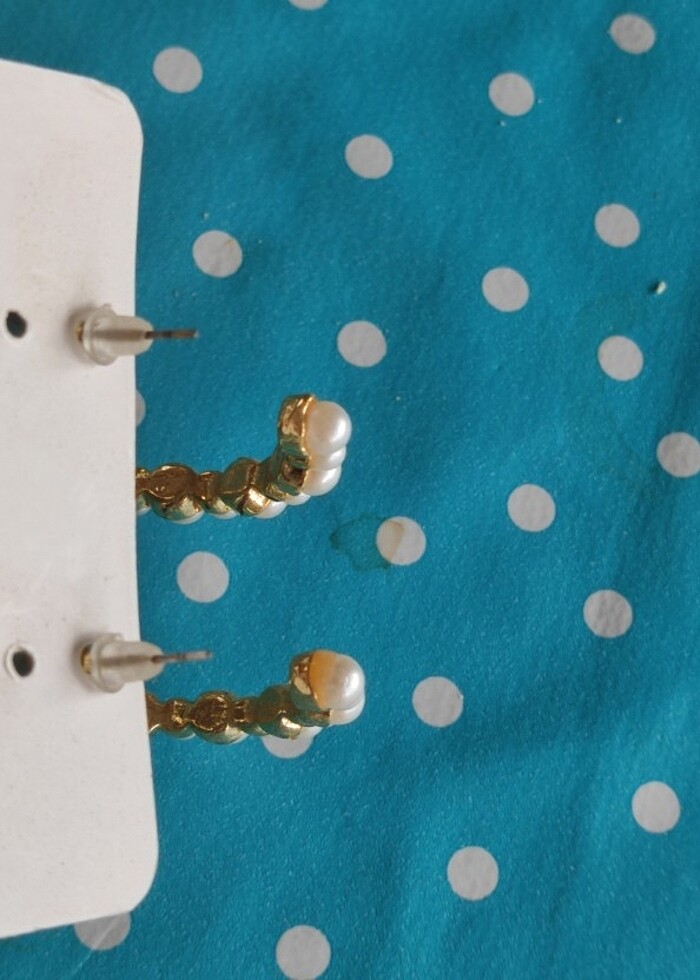 İncili hilal Küpe  - Görsel 4