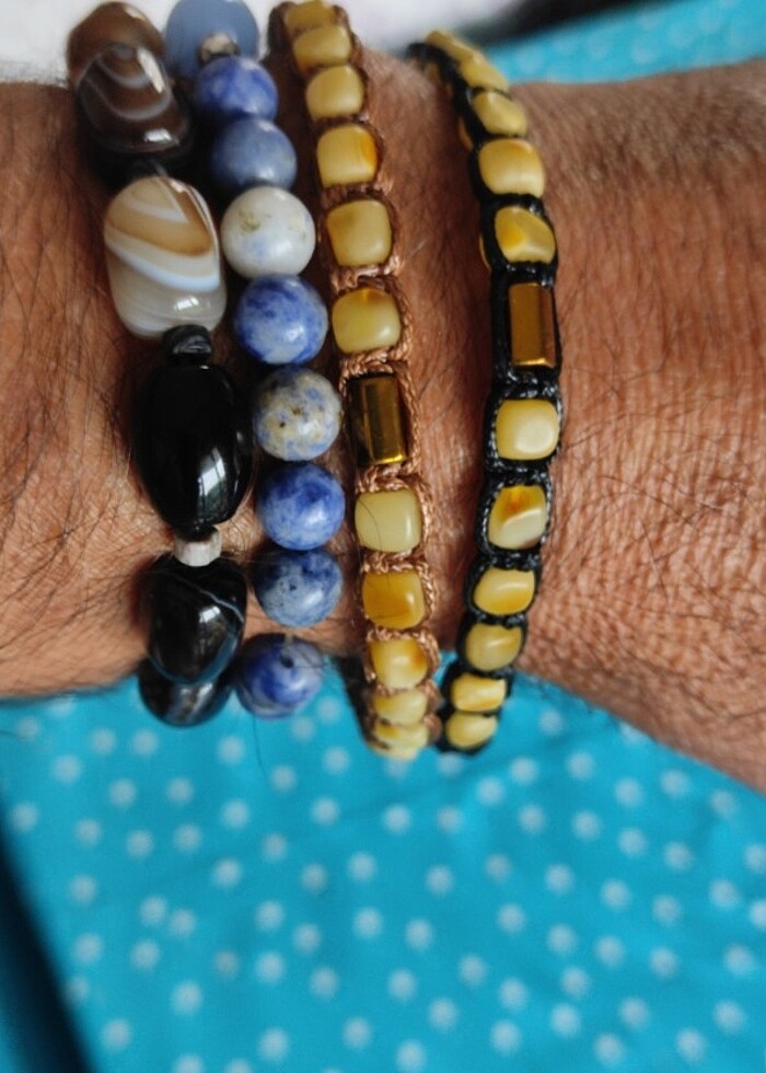 Makrome bileklik - Görsel 3