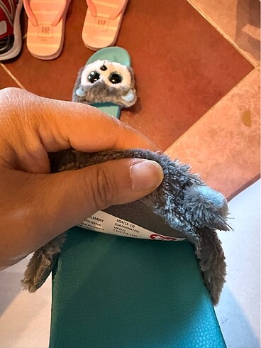 30 Beden mavi Renk Ty peluşlu terlik